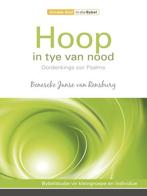 cover image of Hoop in tye van nood